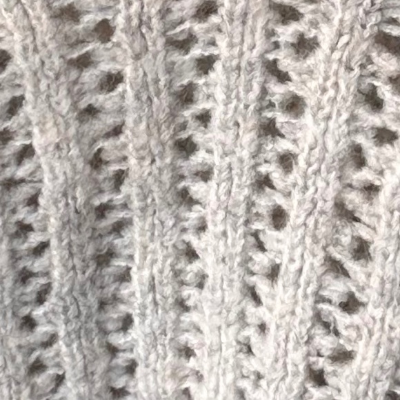 Line Knit Sweater - Very Light Grey - Size Small (S) - Picture 7 of 7